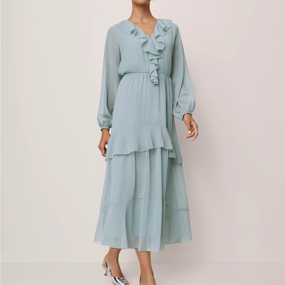 Ann Taylor ruffle dress NWT - Picture 3 of 5